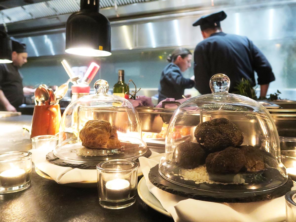 Truffle menu at restaurant 5&33 in Amsterdam