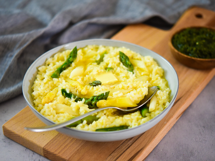 Recept Risotto witte asperges
