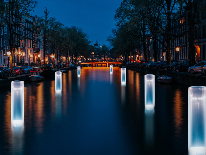 Amsterdam light festival 2025, amsterdam light festival boot, amsterda,m light festival foodwalk